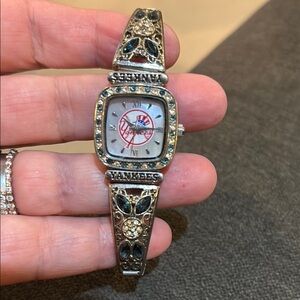 Yankee’s Mother of Pearl and Rhinestone Watch